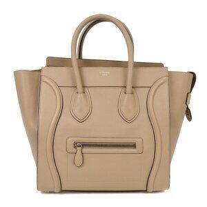 Celine Beige Mini Luggage Tote Bag F-AT-0154 F-CU-0154 NQ00771